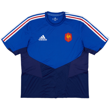 2011-12 France Rugby Home Shirt - 9/10 - (XXL)