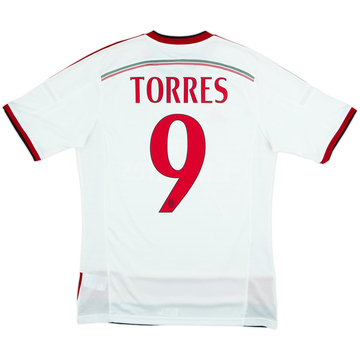 2014-15 AC Milan Away Shirt Torres #9 - 10/10 - (M)