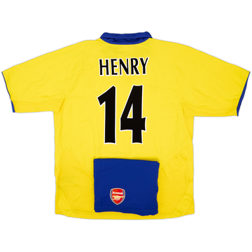 2003-05 Arsenal Away Shirt & Shorts Henry #14 - 9/10 - (XL)