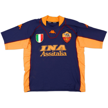 2001-02 Roma Third Shirt - 5/10 - (XL.Boys)