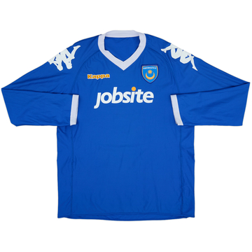 2010-11 Portsmouth Home L/S Shirt - 6/10 - (L)