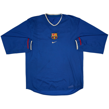 2001-02 Barcelona Third L/S Shirt - 5/10 - (XL)