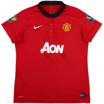 2013-14 Manchester United Home Shirt - 7/10 - (Women's L)