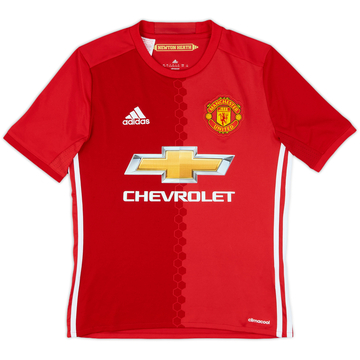 2016-17 Manchester United Home Shirt - 8/10 - (L.Boys)