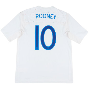 2010-11 England Home Shirt Rooney #10 - 7/10 - (XL)