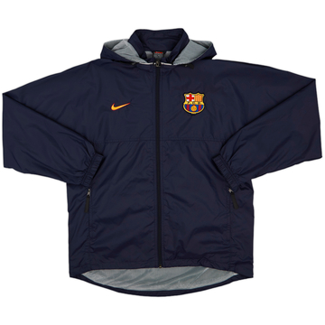 2000-01 Barcelona Nike Hooded Rain Jacket - 10/10 - (M)