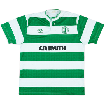 1987-89 Celtic Centenary Home Shirt - 8/10 - (S)
