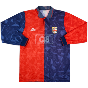 1990-93 Cagliari Match Issue Home L/S Shirt #10