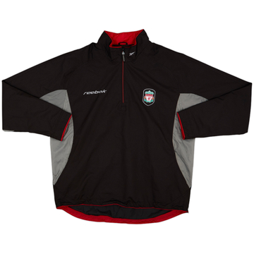 2002-03 Liverpool Reebok 1/4 Zip Drill Top - 8/10 - (L)