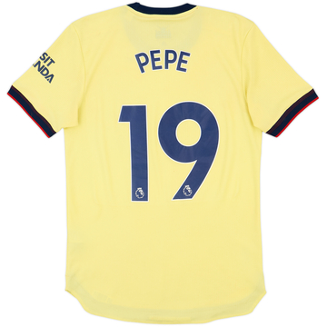 2021-22 Arsenal Authentic Away Shirt Pepe #19 - 6/10 - (S)