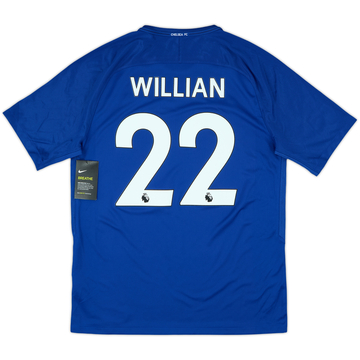 2017-18 Chelsea Home Shirt Willian #22 (L)