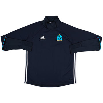 2016-17 Olympique Marseille adidas Drill Top - 8/10 - (L)