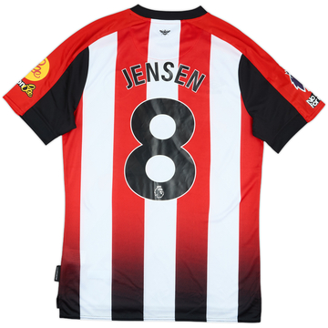 2024-25 Brentford Match Issue Home Shirt Jensen #8