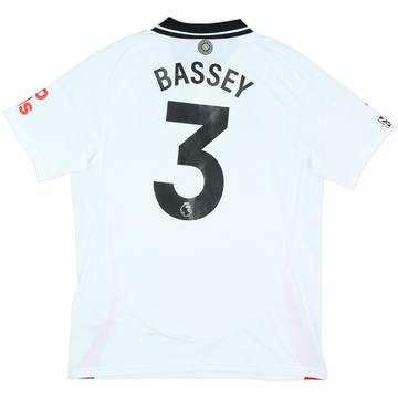 2024-25 Fulham Match Issue Home Shirt Bassey #3