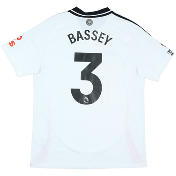 2024-25 Fulham Match Issue Home Shirt Bassey #3