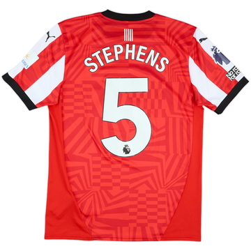 2024-25 Southampton Match Issue Home Shirt Stephens #5
