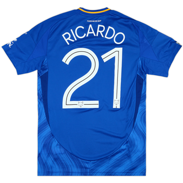 2024-25 Leicester Match Issue Carabao Cup Home Shirt Ricardo #21