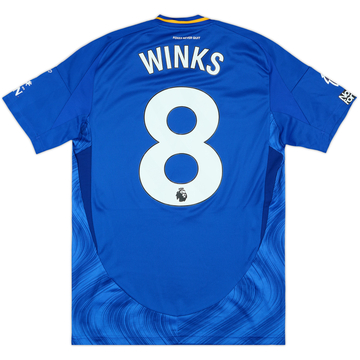 2024-25 Leicester Match Issue Home Shirt Winks #8