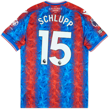 2024-25 Crystal Palace Match Issue Home Shirt Schlupp #15