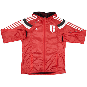 2014-15 AC Milan adidas Hooded Track Jacket - 8/10 - (L)