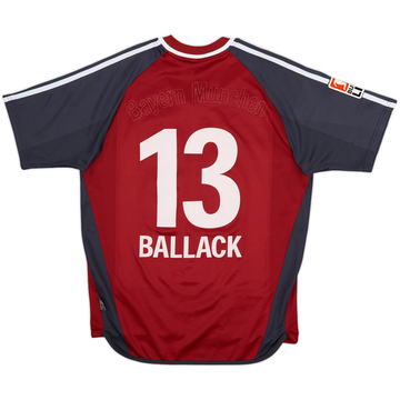2002-03 Bayern Munich Home Shirt Ballack #13 - 4/10 - (S)