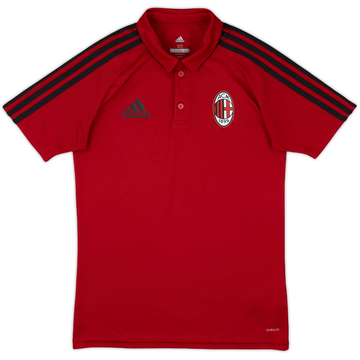 2017-18 AC Milan adidas Polo Shirt - 8/10 - (XS)