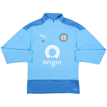 2022-23 Melbourne City Nike Player Issue 1/4 Zip Drill Top #17 - 6/10 - (M)