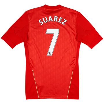 2010-12 Liverpool Player Issue TechFit Home Shirt Suarez #7 - 7/10 - (L)