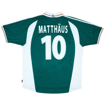 2000-02 Germany Away Shirt Matthaus #10 - 10/10 - (XL)