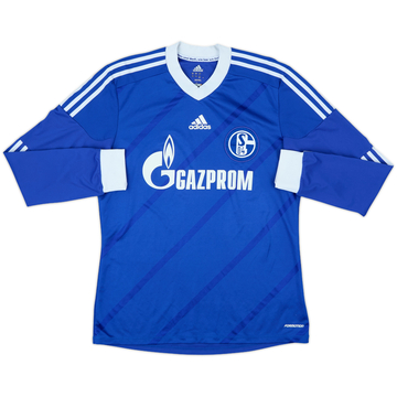 2012-14 Schalke Player Issue Home L/S Shirt - 7/10 - (L)