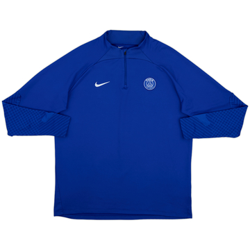 2022-23 Paris Saint-Germain Nike 1/4 Zip Drill Top - 9/10 - (XL)