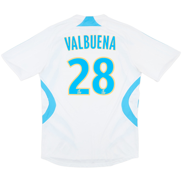 2007-08 Olympique Marseille Home Shirt Valbuena #28 - 7/10 - (M)