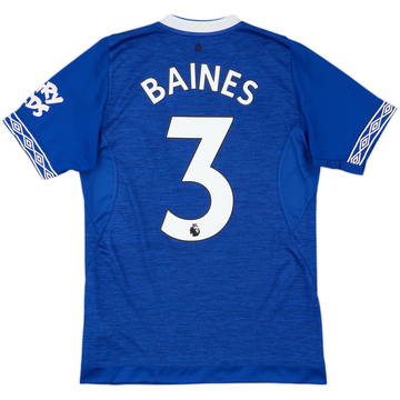 2018-19 Everton Home Shirt Baines #3 - 8/10 - (S)