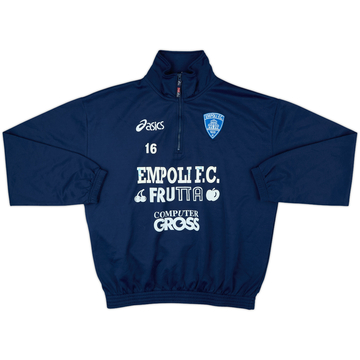 2005-06 Empoli Player Issue Asics 1/4 Zip Drill Top #16 - 6/10 - (L)