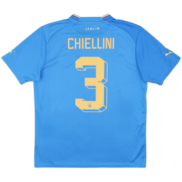 2022-23 Italy Home Shirt Chiellini #3 - 10/10 - (L)
