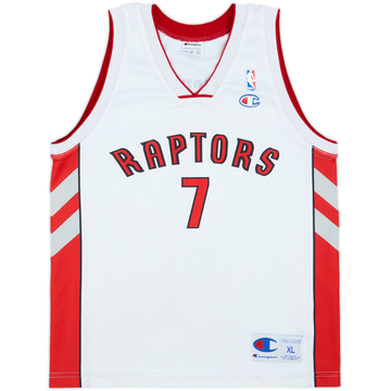 2006-10 Toronto Raptors Bargnani #7 Champion Home Jersey - 8/10 - (XL.Boys)