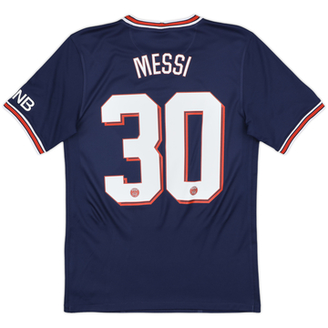 2021-22 Paris Saint-Germain Home Shirt Messi #30 - 10/10 - (S)