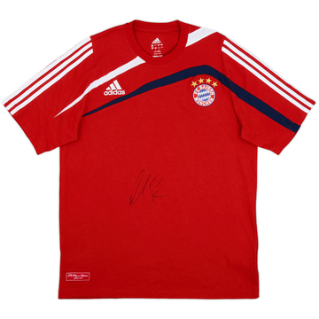 2009-10 Bayern Munich adidas Signed Cotton Tee - 9/10 - (L)