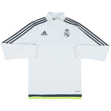 2015-16 Real Madrid adidas 1/4 Zip Drill Top - 8/10 - (XS)