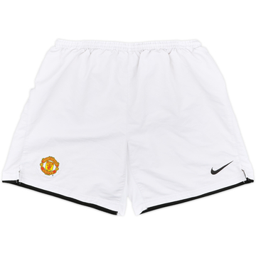 2007-08 Manchester United Home Shorts - 8/10 - (XL)