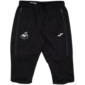 2018-19 Swansea Joma Training 3/4 Shorts - 9/10 - (L)