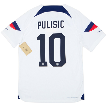 2022-23 USA Authentic Home Shirt Pulisic #10 (S)