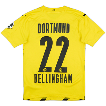 2020-21 Borussia Dortmund Home Shirt Bellingham #22 - 10/10 - (XS)
