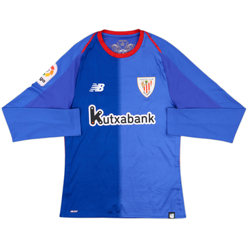 2018-19 Athletic Bilbao Away L/S Shirt - 6/10 - (S)