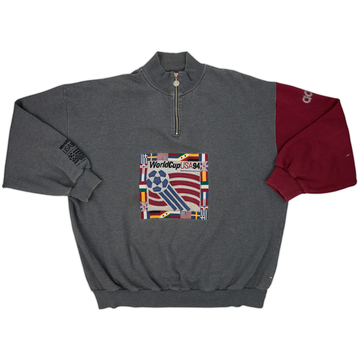 1994 World Cup USA 94 adidas 1/4 Zip Training Top - 8/10 - (XL)