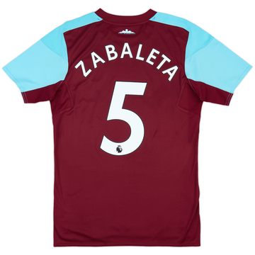 2017-18 West Ham Home Shirt Zabaleta #5 - 8/10 - (S)