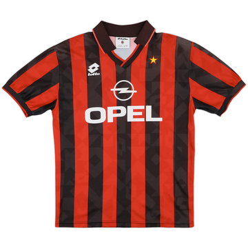 1993-94 AC Milan Home Shirt - 8/10 - (L)