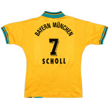 1993-96 Bayern Munich Away Shirt Scholl #7 - 8/10 - (XS)