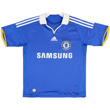 2008-09 Chelsea Home Shirt - 8/10 - (L.Boys)