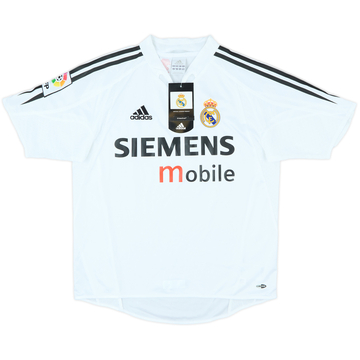 2004-05 Real Madrid Home Shirt (L.Boys)